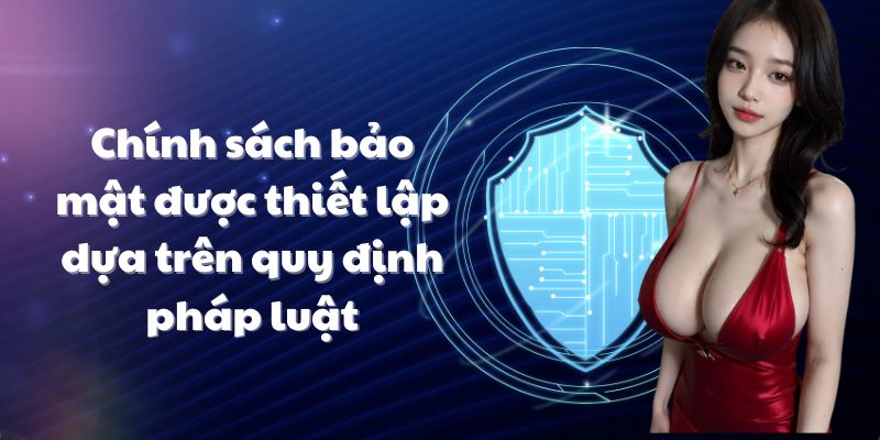 Chính sách bảo mật được thiết lập dựa trên quy định pháp luật